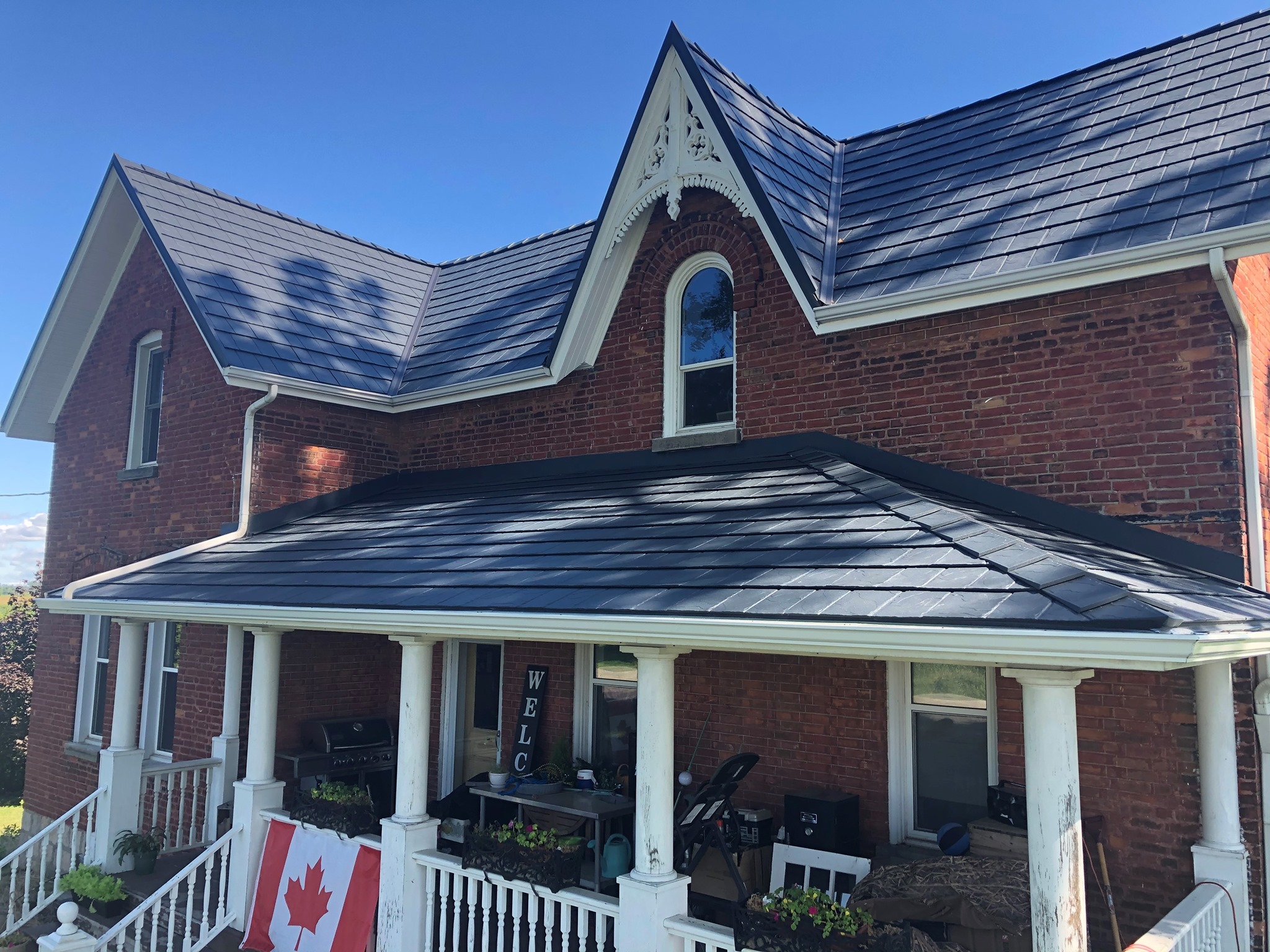 Vicwest architectural metal roof project