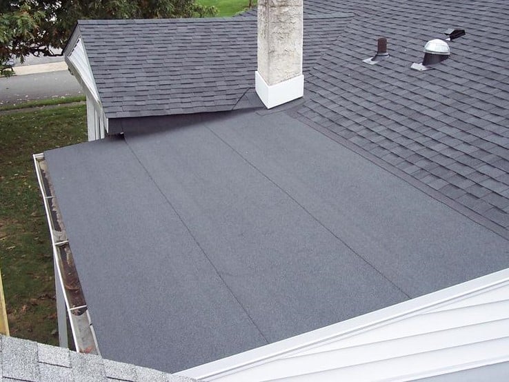 CertainTeed Flintlastic self-adhering low-slope roofing material