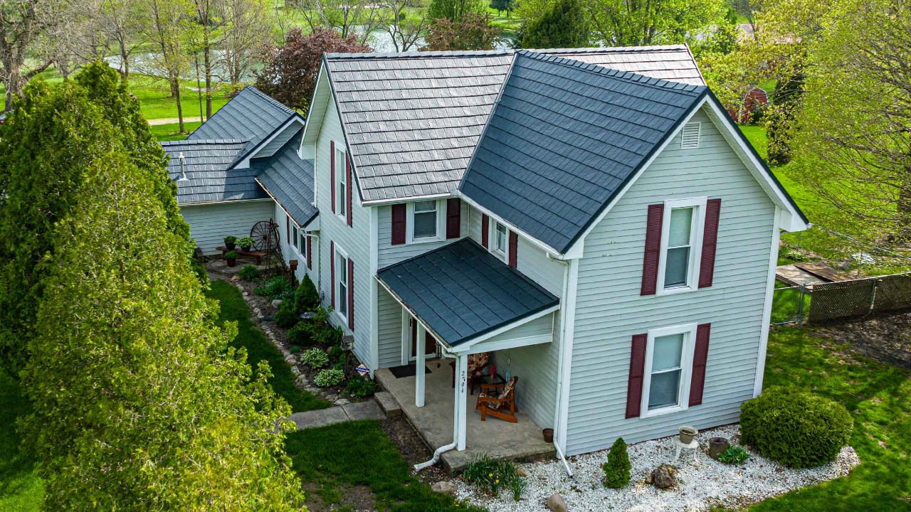 Vicwest Cedar Creek Shake style metal roofing