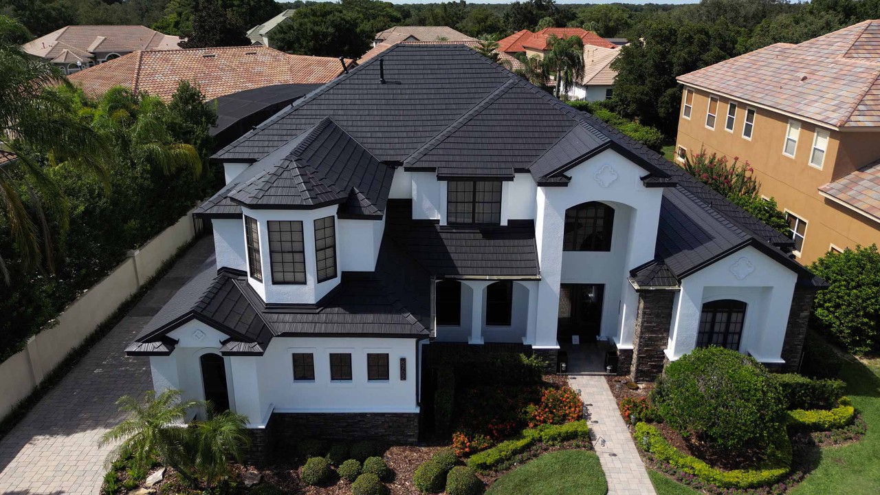Vicwest North Ridge Slate style metal roofing