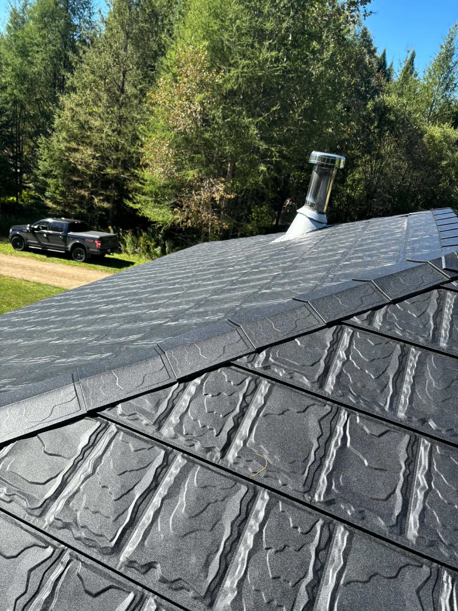 Residential metal roof showcasing lasting curb appeal