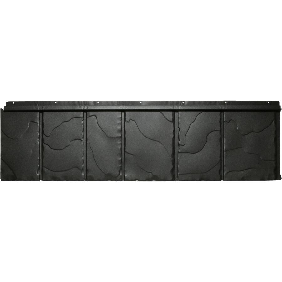 Interlocking slate metal roofing
